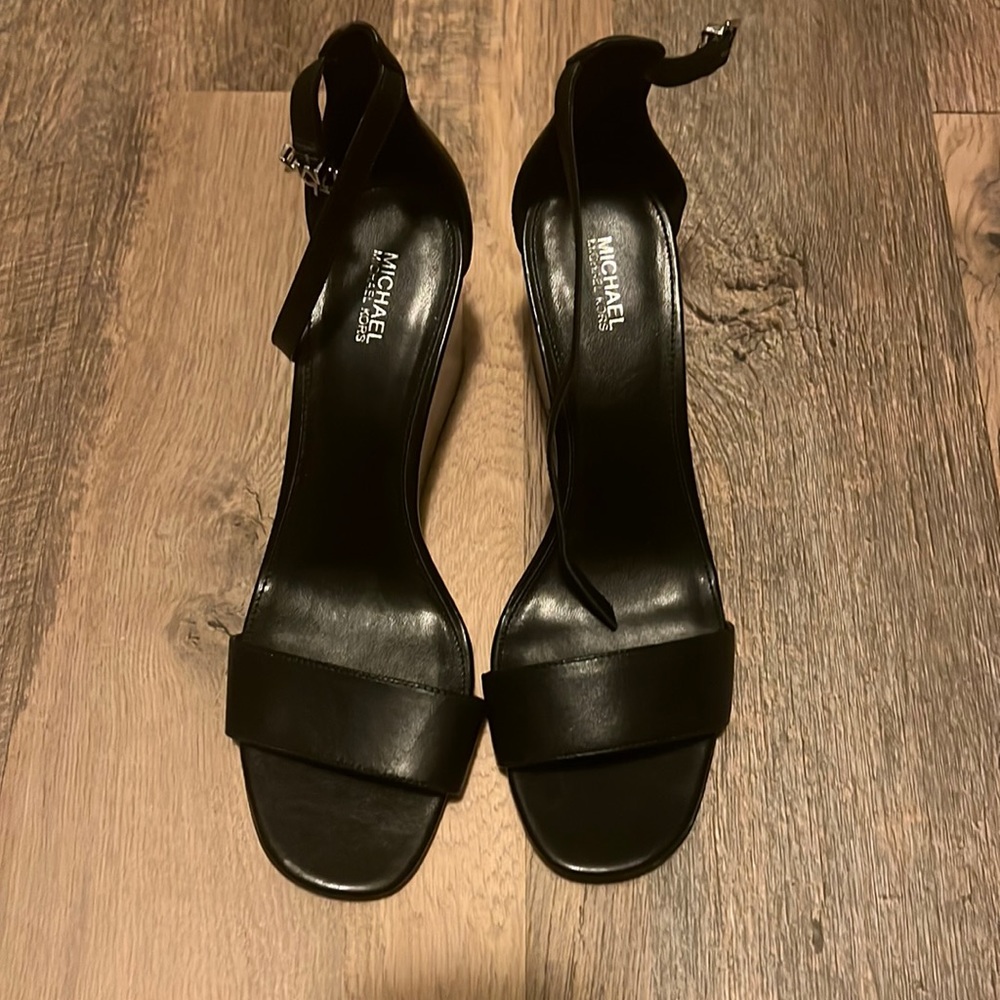 Michael Kors black wedge
